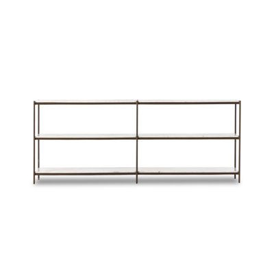 78'' Marble Top Console Table