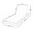 (Set Of 1 Chaise) Lounge Chaise With Headrest, Acacia Wood-1437652298
