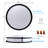 15-Inch LED Double-Ring Flush Mount Ceiling Light - 5 Color Temperatures (2700K-5000K), 10%-100% Dimmable, 24W Energy-Efficient, cETL Listed with 1-Year Warranty
