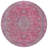 Machine Washable Indoor/Outdoor Claudian ACN1651 Pink Rug-104366049