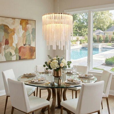 Roselle Circular Chandelier - Legacy Brass