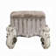 Tabouret de coiffeuse avec garniture cloutée-75667436