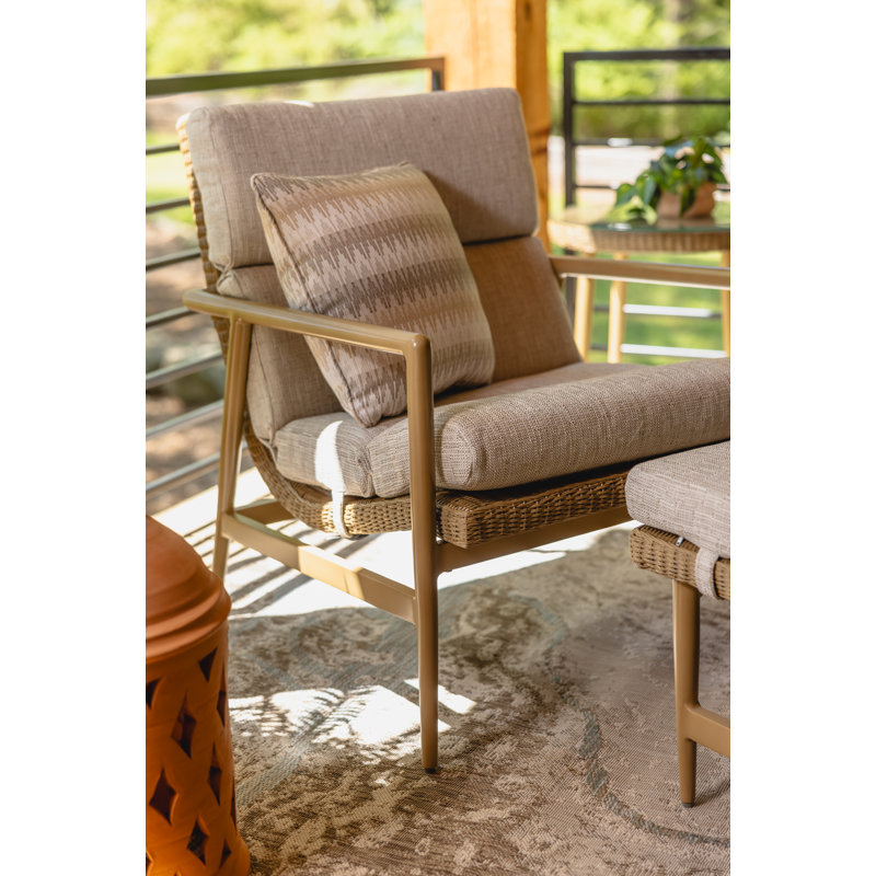 Outdoor Dining Armchair, Hickory