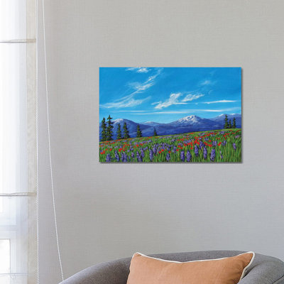 Colorado High Country Wildflowers - Wrapped Canvas Print