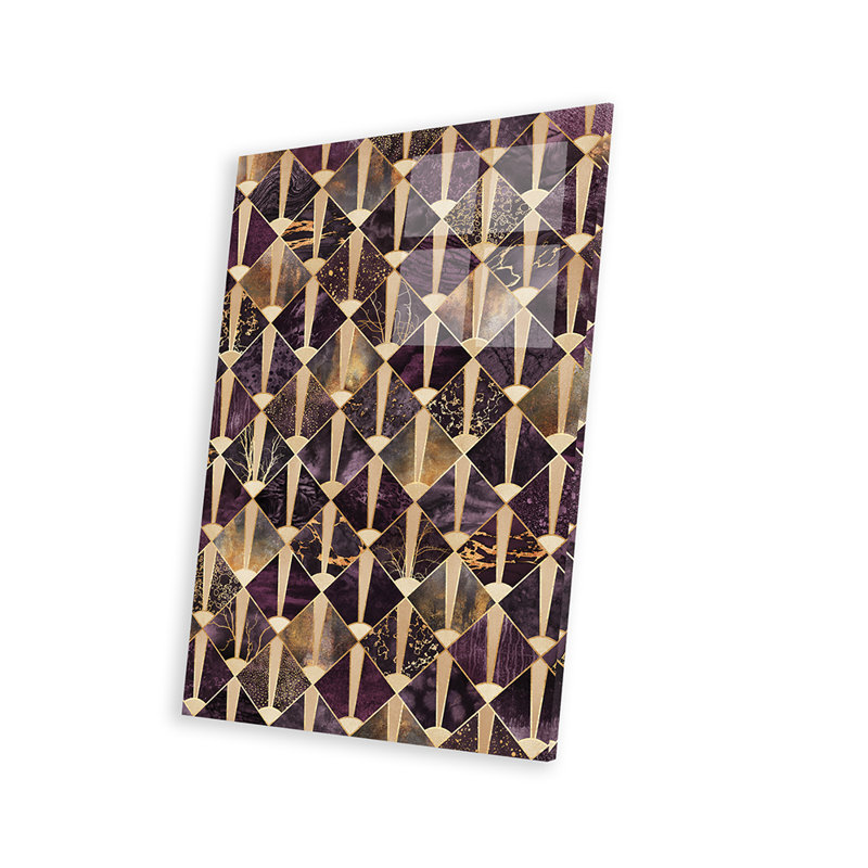 Art Deco Tiles II sur plastique / acrylique par Elisabeth Fredriksson