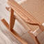 Chaise berçante en bois massif simple décontracté-100997897