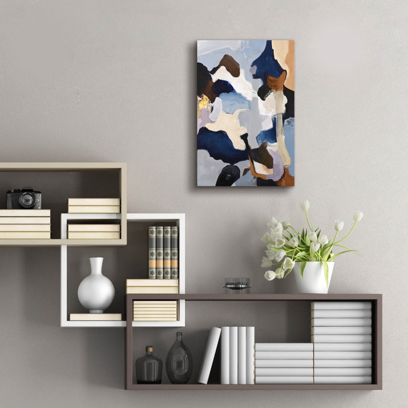 Art mural épique «Cool Tones» par Design Fabrikken, 16 po x 24 po, H 24 po x l 16 po