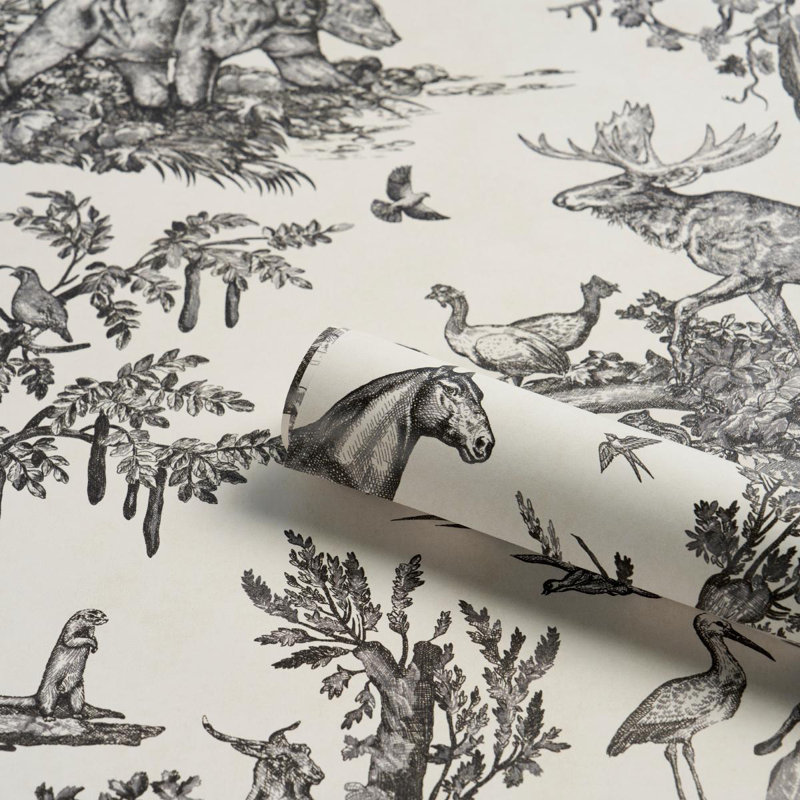 Papier peint Western Toile, Carbone