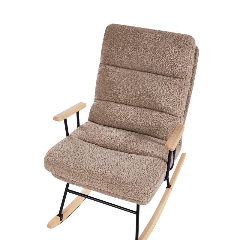 Rocking Chair ESKELIN Reclining, Beige