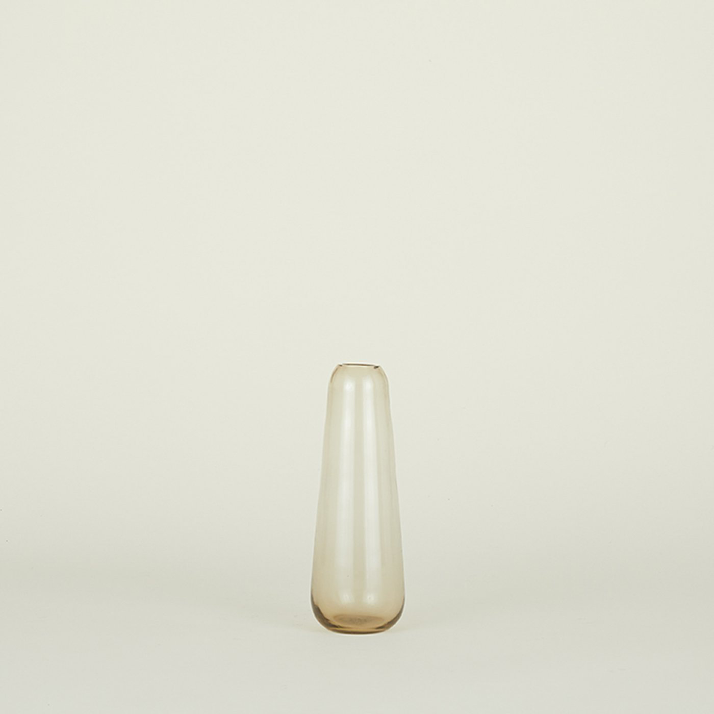 Aurora 9'' Glass Table Vase, Smoke