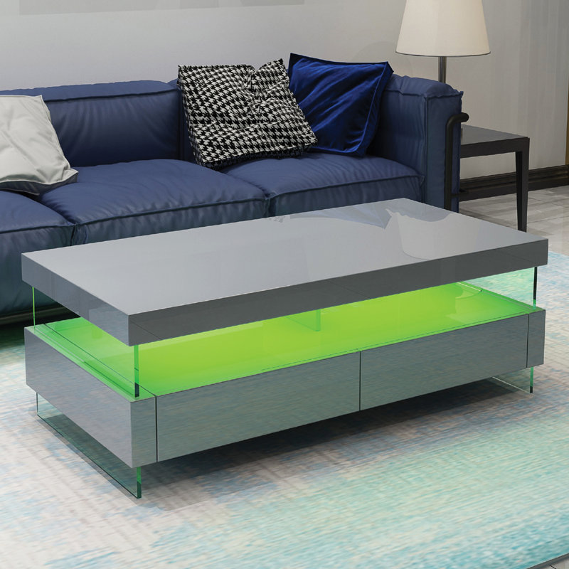 Table basse Selda, gris
