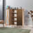 Stylish Multi-Purpose Cabinet, Sonoma Oak Finish, 31.5 x 50.0 x 14.2 inches | 100% Melamine Coated Particle Board, 0.7 inches Thick | Hornbeam Legs, Metal & Rope Handles, UV Coating, Wall-Mountable, Modern Design, Additional Storage