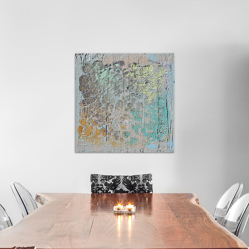 Raw Texture II, reproduction d'art sur toile tendue, H 18 po x l 18 po x P 1,5 po, Pas de tapis, Toile tendue