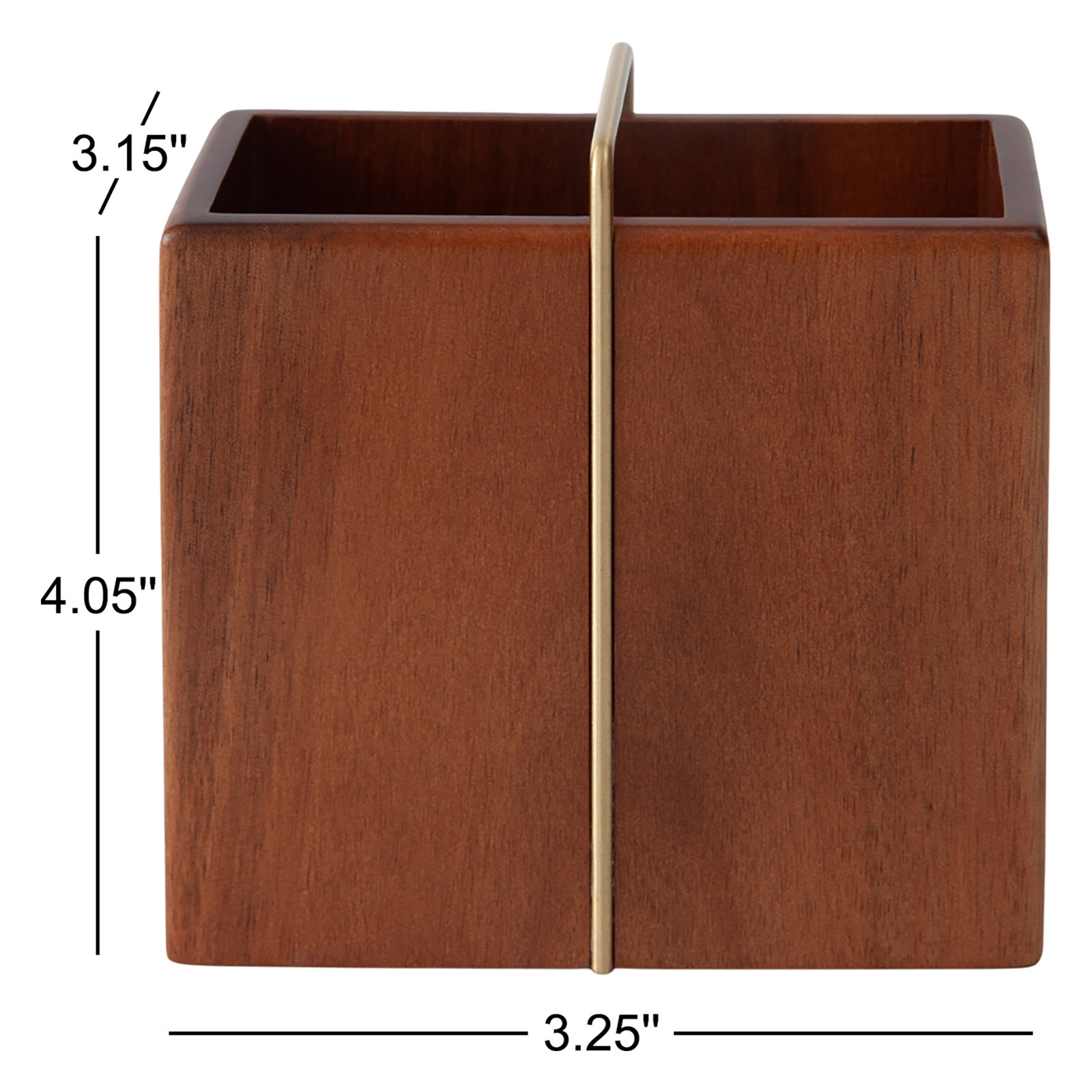 Earhart Wood Toothbrush Holder