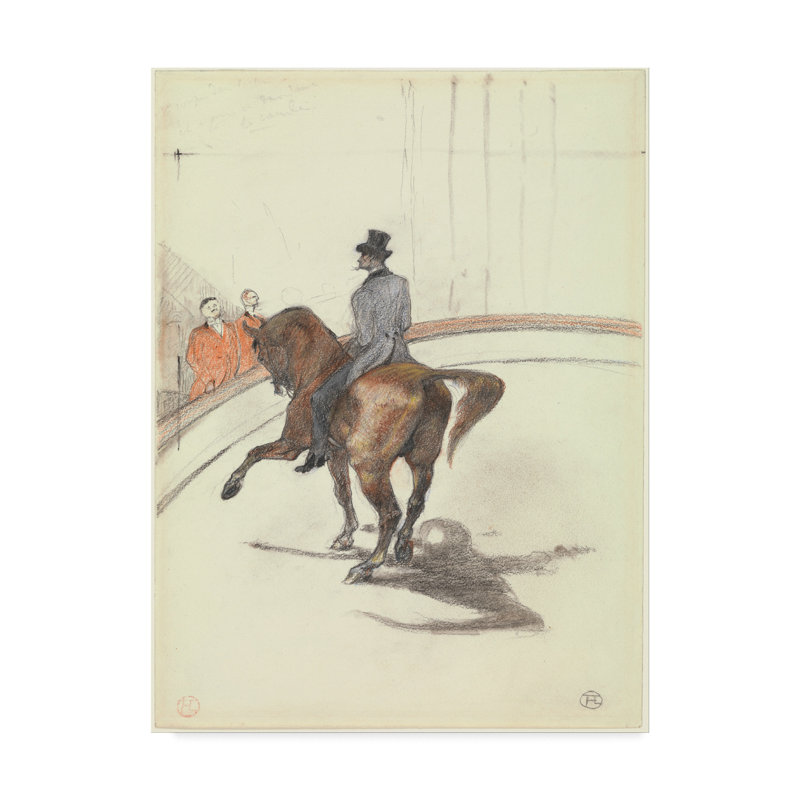 Henri de Toulouse-Lautrec Canvas Art in Beige and Brown