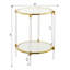 Table de bout ronde en verre acrylique Carolina-258266700