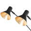 Aledo 205cm Black Arched Floor Lamp