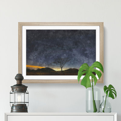 Stars Above the Tree in South Korea - Picture Frame Graphic Art Print