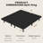 Boltz Adjustable Bed Frame with 5-Part Design & Corded Remote Control-1619609974