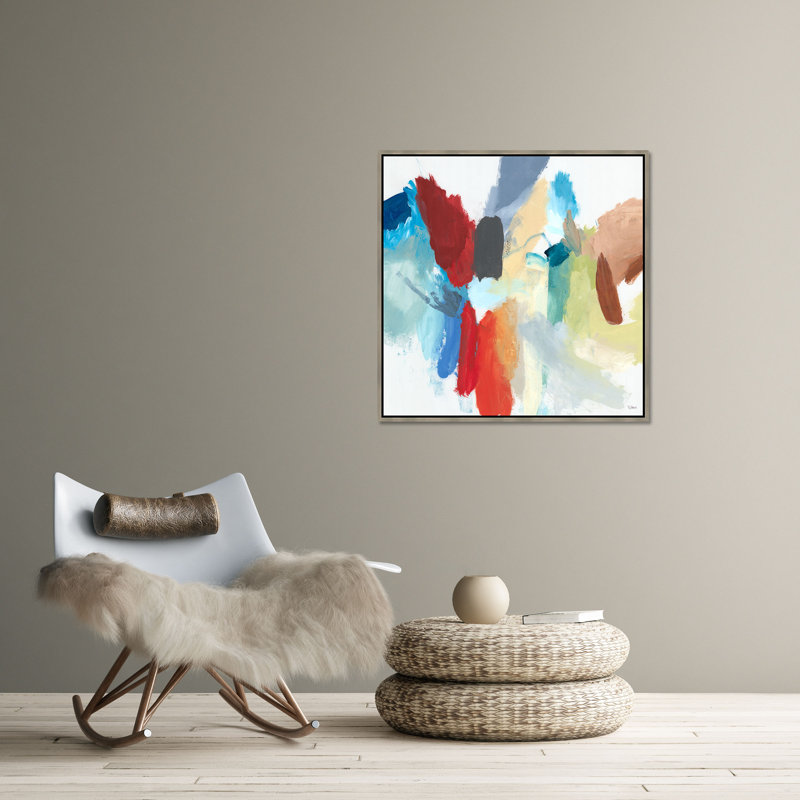 Expedition II Painting by Rick Kane, Brush Gel, 25.75" H x 25.75" W