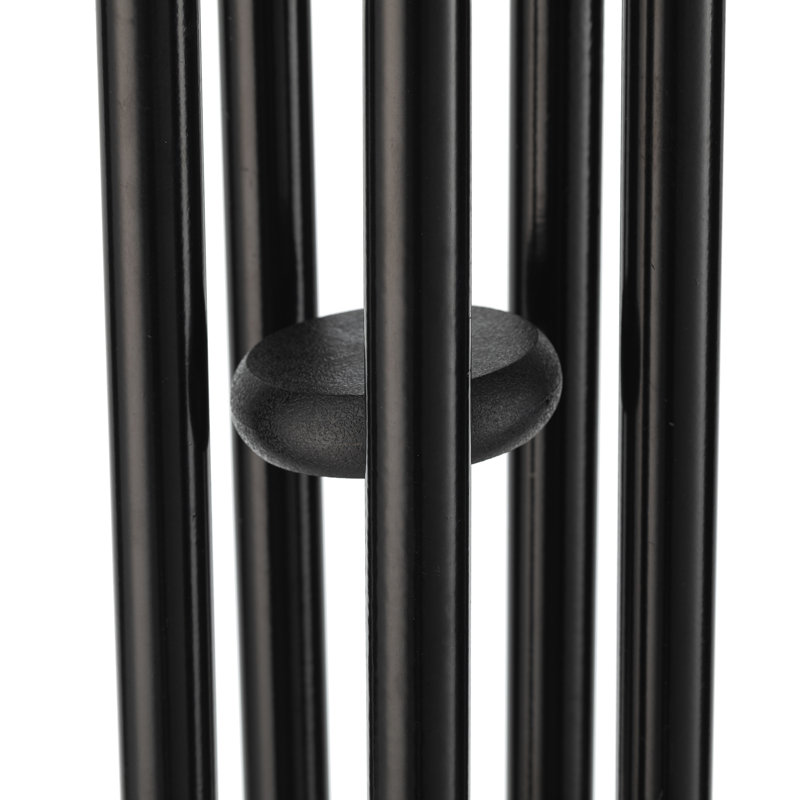 Carillon métallique 38 po H noir