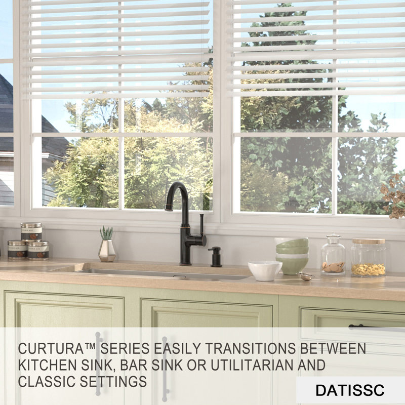 Single Handle Kitchen Bar Faucet, Bronze