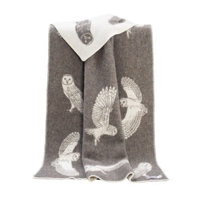 Owl Wool Blanket