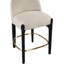 Tabouret de comptoir rembourré en tissu Maud-121555375