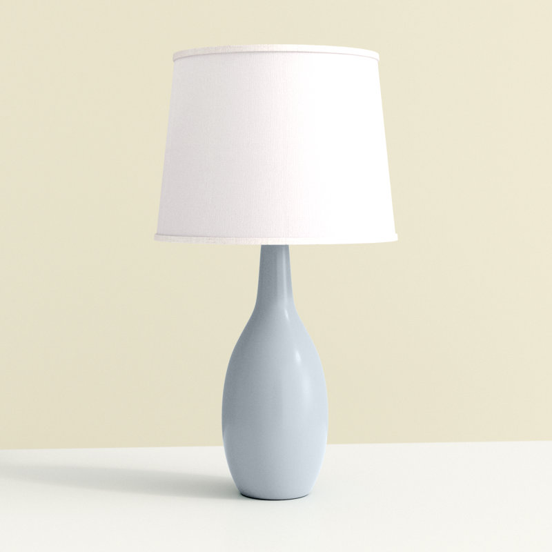 Lampe de table standard Abdiasis, Bleu clair