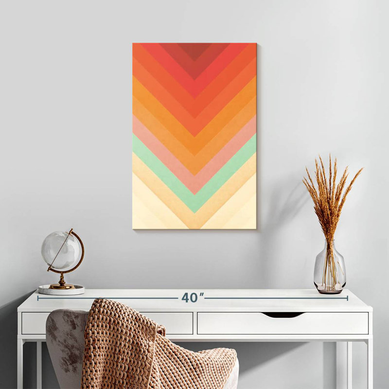 Avery Rainbow Chevrons, 24" H x 16" W