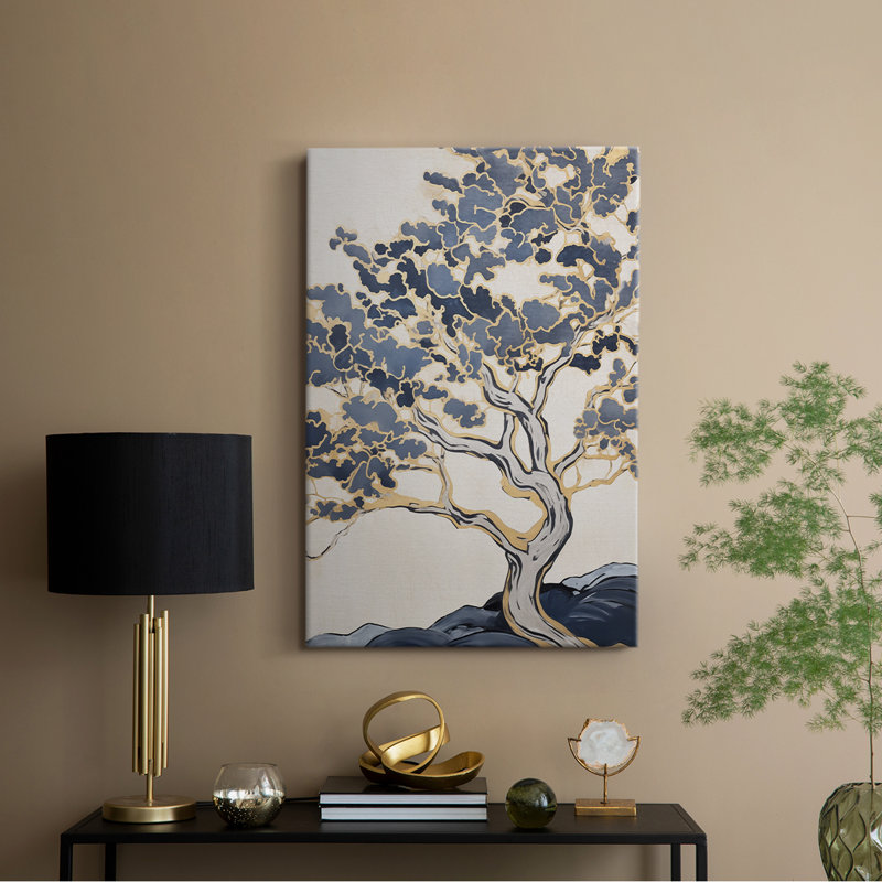Série LANDSCAPES CCVII - Toile tendue avec châssis de qualité supérieure - Prêt à être accroché, H 18 po x l 12 po