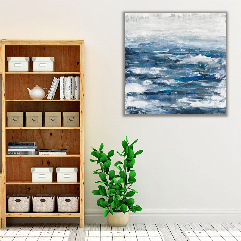 Seaside Escape III - reproduction d'art sur toile, H 16 po x l 16 po