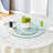 Lazy Susan-Double Layered Rotatable Tempered Glass Table Top
