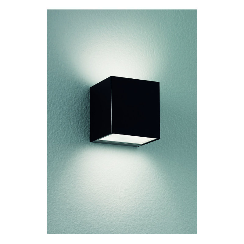 Sunrise 1 - Light Flush Mounted Sconce, Black