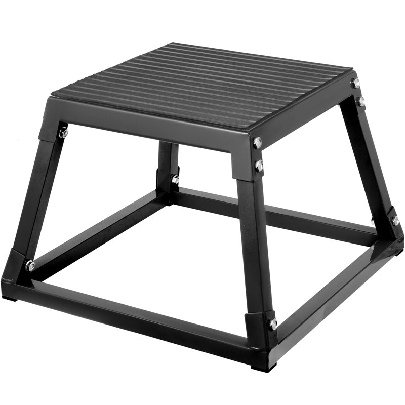 Escabeau en acier à 1 marche, Noir
