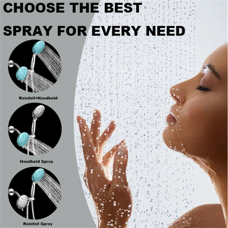 Double Shower, Chrome