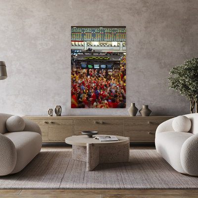 «Business Ex Executive» On Trading Floor, Chicago Mercantile Exchange, Chicago, Cook County, Illinois, États-Unis, art contemporain
