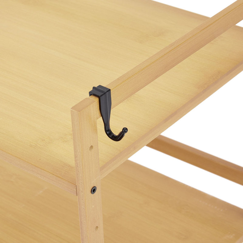Freestanding Wood Spice Rack, Natural