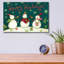 «Epic Art» Snowmen Trio 1 Nb »par Viv Eisner, art mural en verre acrylique-1430775122
