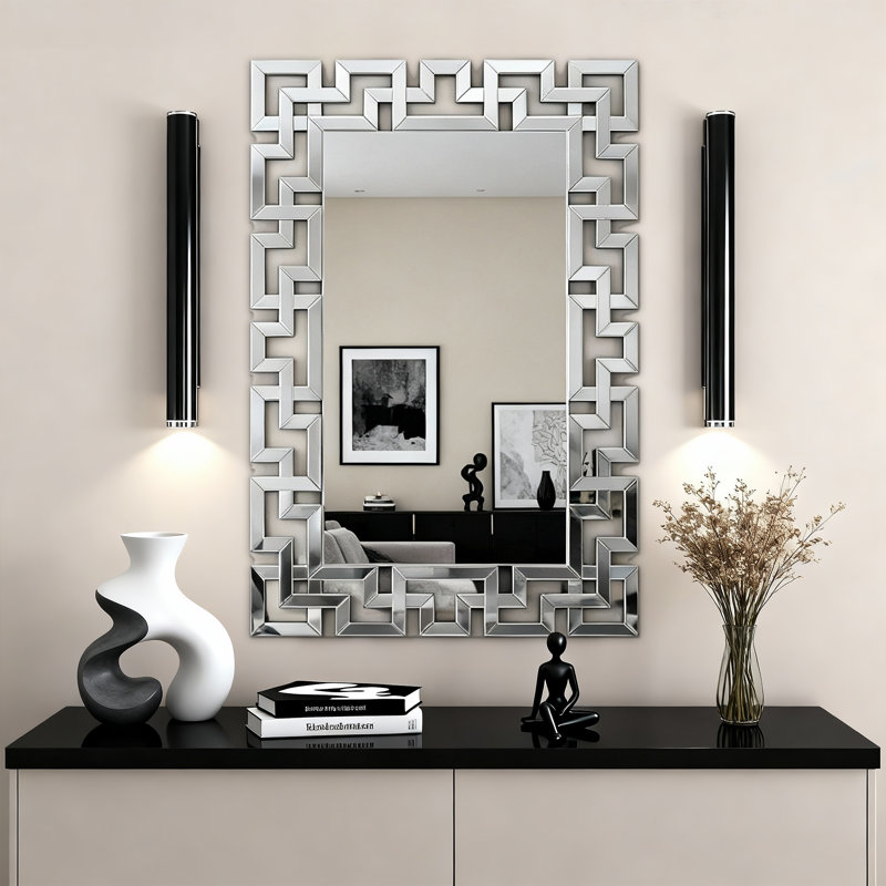 Miroir d'appoint Kylam Glam, 45,4 po x 30,3 po