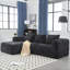 Canapé modulaire, canapé en L 98,42 pouces avec méridienne pour salon | Chenille | Standard-1612569048