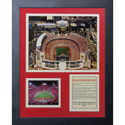 Souvenirs encadrée ohio state buckeyes
