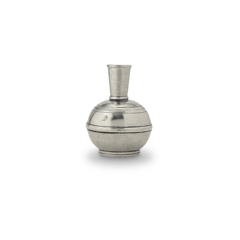 Silver 4.4" Metal Table Vase