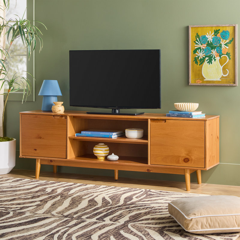 Griffing 70" Solid Wood TV Stand for 75" TVs