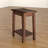 Eftim Plantation-Grown Mahogany End Table