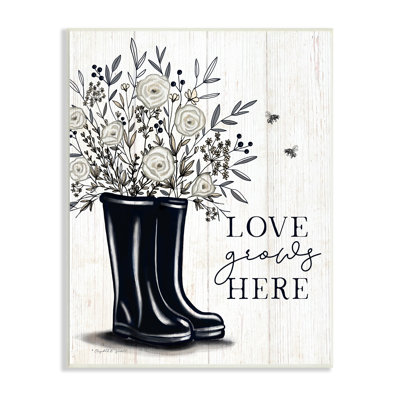 «Love Grows Here» blanc