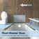 32-33 3/8 in.W x 72 in.H Pivot Frameless Glass Shower Door