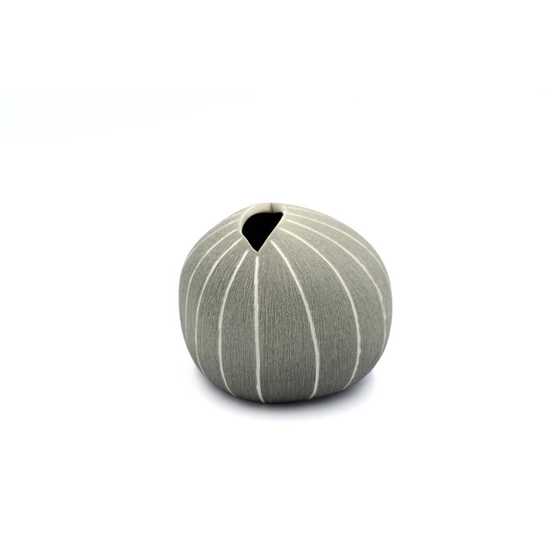 Aurora-Leigh Handmade Table Vase, Gray