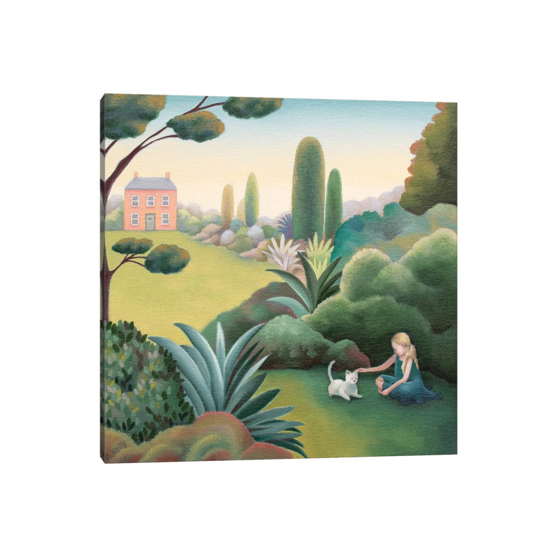 Sweet Little Kitty by Antoinette Kelly - Wrapped Canvas Print, 66.04 cm H x 66.04 cm W x 1.91 cm D