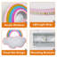 Cloud & Rainbow Led Ceiling Light Flush Mount For Children's Bedrooms, Playroom-514822339